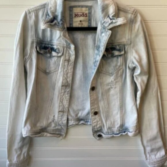 Mudd Light Wash Juniors Jean Jacket - Picture 1 of 6